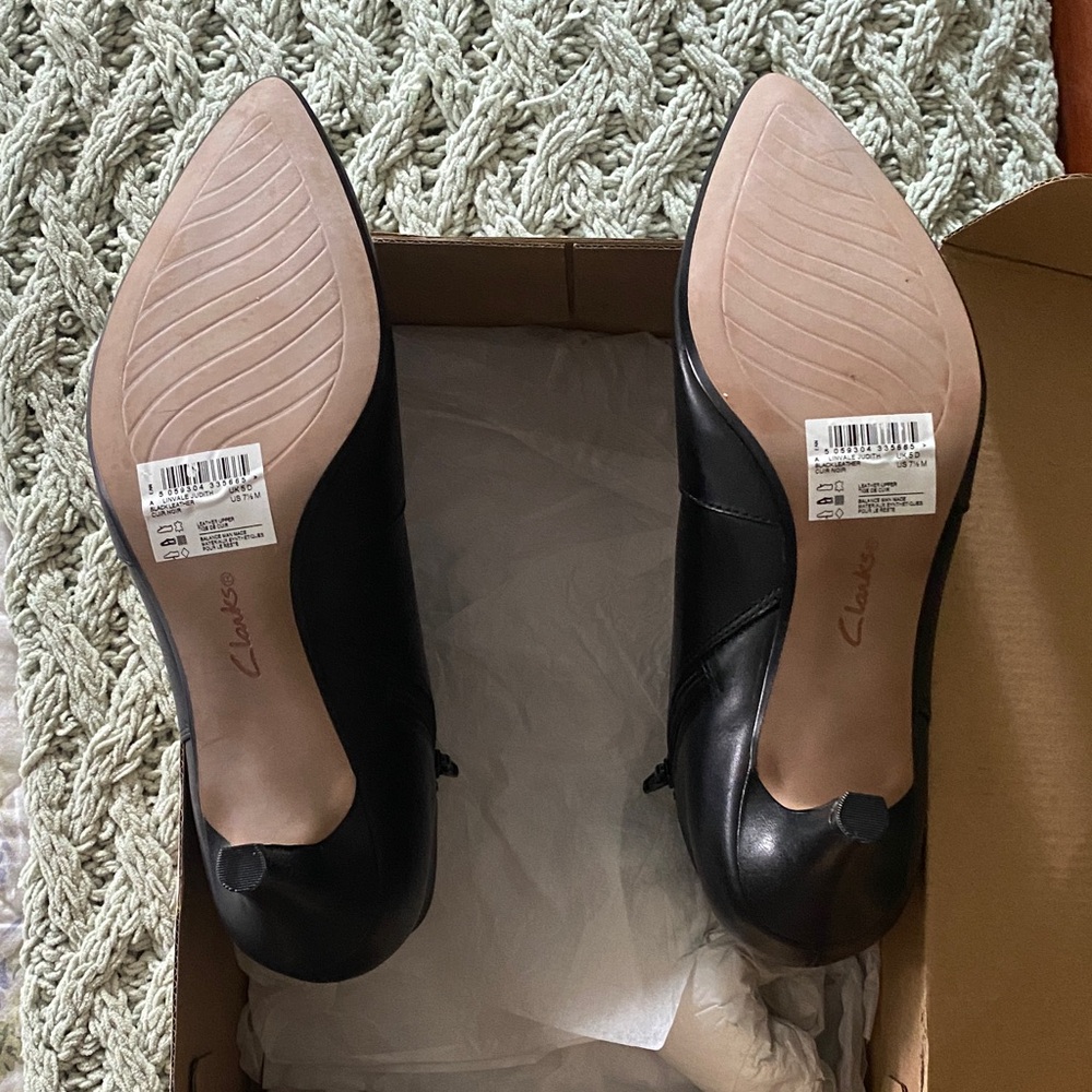 Clarks Women's Classic Black Heels